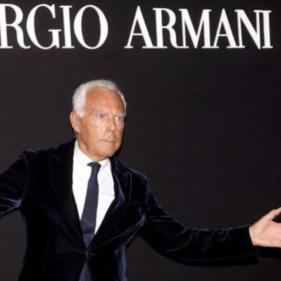 GIORGIO ARMANI COLLEZIONI MEN'S FLAT FRONT PIN STRIPE SILVER GREY LUXURY TROUSER - Picture 13 of 17